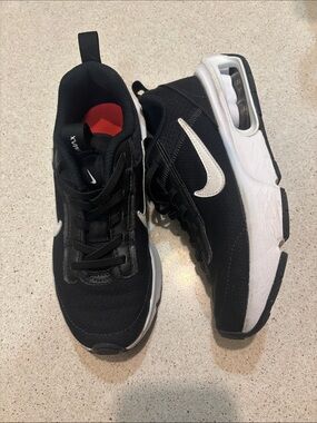 Nike Black and White Air Max Low-Top Sneakers